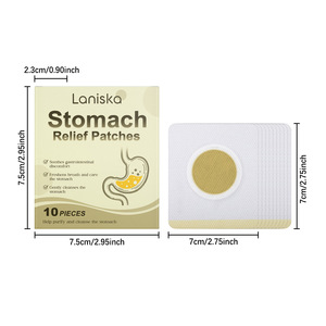 แผ่นแปะบรรเทาอาการปวดท้อง OEM - บรรเทาอาการไม่สบายทางเดินอาหาร ช่วยให้ลมหายใจสดชื่น ส่งเสริมการย่อยอาหารอย่างสบาย - Product Image 2