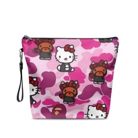 Surface personnalisable, MOQ : 1 pièce, trousse de maquillage, pochette de maquillage pour femme, sac de voyage imprimé, sac cosmétique