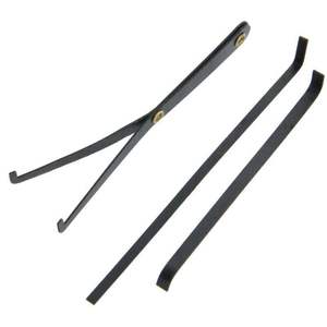 15 PIÈCES En Acier inoxydable serrure pick ensembles sécurité formation déverrouillage serrurier avec <span class=keywords><strong>cadenas</strong></span> de pratique transparente XMM-8810 - Product Image 3