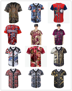 Camiseta <span class=keywords><strong>de</strong></span> béisbol <span class=keywords><strong>de</strong></span> sublimación <span class=keywords><strong>de</strong></span> poliéster a la moda al por mayor, ropa deportiva con logotipo personalizado, camiseta <span class=keywords><strong>de</strong></span> béisbol para <span class=keywords><strong>hombre</strong></span> - Product Image 2