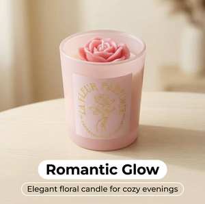 Aromatherapie Sojawachs-Kerze Wohndekor Geschenk OEM Kleinserien-Muster - Product Image 5