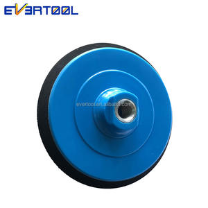 איכות evertool 5/8 חוט סיבובי ליטוש כרית 125 מ "מ כרית גיבוי פלסטיק עם תמיכה קצף מטחנת - Product Image 5