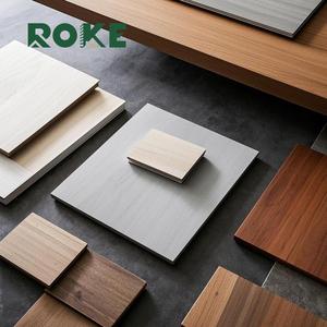 ROKE Bamboo Charcoal Wood Veneer Sheet Modern Self Adhesive <strong>Bed</strong> Golden Wallboard Wall <strong>Board</strong> <strong>Panel</strong> Gold for Interior Walls - Product Image 2