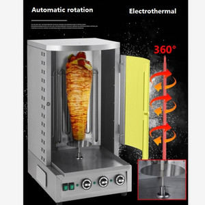 Máquina de kebab de alta calidad, Parrilla de <span class=keywords><strong>doner</strong></span> y gyros, máquina de shawarma de gas - Product Image 5