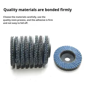 Vente chaude petite meuleuse d'angle pneumatique 2 pouces 50mm ensemble transfrontalier <span class=keywords><strong>disque</strong></span> abrasif de roue à cent feuilles pour le polissage de meulage - Product Image 5