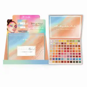 Private Label Cosmetics OEM Hersteller 99 Lidschatten-Palette Private Label Duo chrome Custom Neon Lidschatten-Palette