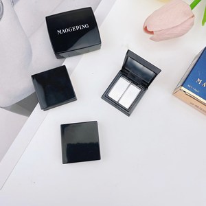 Double Compartment Cosmetic Packaging <b>Box</b> With <b>Mirror</b> Finish For Concealer Sample Storage And Display A Size - Product Image 3