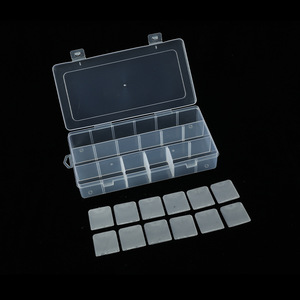 Transparent Plastic Storage Box 18 Grids With Lid For Jewelry Parts Organization PPCapacity 1-3L - Product Image 3
