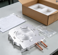 Plaque de refroidissement liquide en aluminium usinée CNC, conception de cavité personnalisée pour la gestion thermique des modules de puissance de chargeur laser IGBT EV