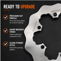 Disque de frein arrière pour moto KTM 125 - 500 XC SX SXF EXC300 2023-2024 2025 2026 en acier inoxydable, accessoires tout-terrain