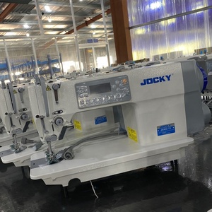 Jocky JK400-1S tự động công nghiệp <span class=keywords><strong>lockstitch</strong></span> Máy may với động cơ bước duy nhất cho hàng may mặc - Product Image 2