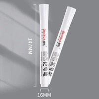 Marqueurs de Graffiti DIY Personnalisés de Haute Qualité, Stylos Gel Blancs, Marqueurs Huileux Blancs Imperméables, Ensemble de Stylos