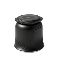 Chargeur de téléphone portable sans fil multifonctionnel avec lumière RGB pliable et support de charge rapide portable 3 en 1