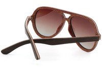 Hdl — lunettes de soleil polarisées en bambou, accessoire de mode tendance et populaire, grain de bois, nouvelle collection 2022