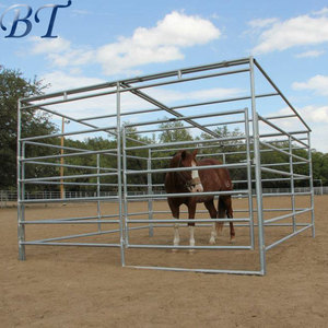 <span class=keywords><strong>Box</strong></span> per Cavalli Portatile da Esterno Zincato con Tetto, Stalla Portatile per Cavalli - Product Image 2