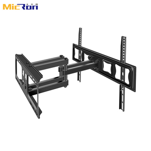 Support mural pour téléviseur professionnel à grand écran de 42 à 80 pouces, capacité de charge de 45 kg, mouvement complet, VESA 600x400, bras flexible inclinable et pivotant en métal - Product Image 6