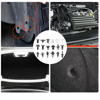 HE06 415 pièces 18 tailles Kit de clips de fixation automobile pour garnitures de porte et panneaux