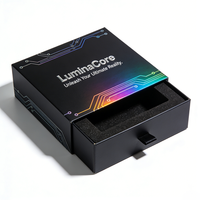 Boîte d'emballage personnalisée pour module RAM, emballage rigide en carton de luxe, boîte cadeau magnétique pour le stockage d'électronique grand public