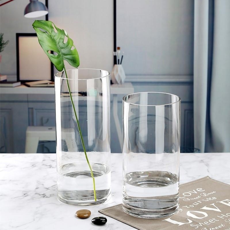 Factory Produced Wholesale Glass Flower Vase for Home Decor
