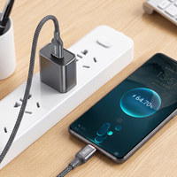 Câble de charge rapide PD 100W extra-long et durable KSC-1771 Type-C vers Type-C KAKUSIGA pour téléphone, souris, lecteur MP3