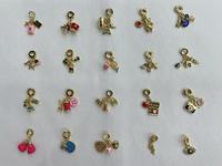 Collection Voyage : Breloques de Valise Adorables, Breloques Carte, Pendentifs Bijoux DIY, Pendentifs Mode, Breloques Mignonnes Fleur, Ours, Chat, Garçon, Fille
