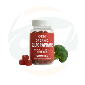 OEM Kruidensupplement <span class=keywords><strong>Broccoli</strong></span> Zaad <span class=keywords><strong>Extract</strong></span> Sulforafaan Gummies Leverreiniging Detox Ondersteuning Detox Reiniging Sulforafaan Gummies - Product Image 2