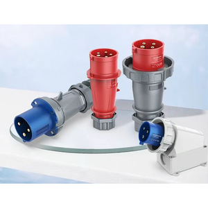 Prise et fiche industrielles IP67 CEE/IEC avec interrupteur 63A 230V Appareil électrique industriel Prise 3 pôles TYP-1571 - Product Image 3