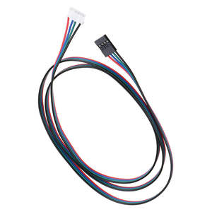 1เมตร Dupont ขั้วต่อมอเตอร์แบบ2เฟส4ตะกั่วสเต็ปเปอร์มอเตอร์ขั้วต่อพีวีซีหุ้มฉนวนสำหรับการใช้งานในบ้าน - Product Image 5