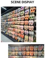 En gros, Cintre antidérapant en plastique pour présentation en supermarché, avec crochet, pour chaussures, vêtements, sacs, pour armoire, salle de bain et voyage, pour chaussures et pantoufles