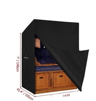 Housse de meubles d'extérieur, mobilier en coupe, imperméable, pour Table ou canapé, 105x135x175/140cm