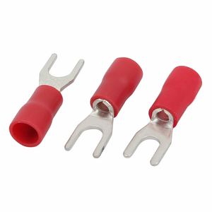 Connecteur de câblage électrique à sertir nu pour presse à froid, type fourche, pour fils nus, fourches de câblage UT0.5~UT16, 22-6AWG 0.5-16mm² - Product Image 6
