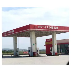 LFBJMB Building Steel Structure Gas Station Service Station Canopy Fuel Station Roof