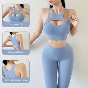 Fabricant OEM ODM Vente en gros de vêtements de sport de haute qualité Logo personnalisé Usine Soutien-gorge de sport pour femme - Product Image 3