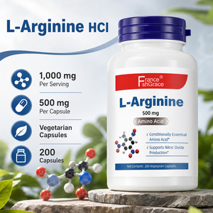 Fabricante de Suplementos de L-Arginina Shecome con Certificación GMP para Hombres, Apoyo Energético e Inmunológico, L-Arginina 200, Cápsulas de L-Arginina - Product Image 4