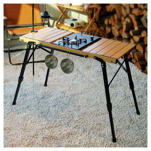 Al Aire Libre ultraligero portátil regulable de aluminio de altura ajustable extensible rollo de huevo estufa parrilla barbacoa plegable <span class=keywords><strong>Igt</strong></span> MESA DE Camping - Product Image 1