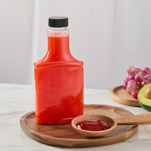 Frasco de Almacenamiento de Plástico PET de 32 mm y 450 ml con Tapa Invertida, Botella Vacía para Miel y Mermelada, Envase de Cocina Personalizable - Product Image 5