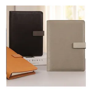 High Quality Card Slot Design And Low Price Loose Leaf Notepad A5 Notebook Environmental Protection Business Office