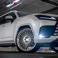 Rines de Aleación Forjada Sapphire Sunflower Spoke de 22, 24 y 26 Pulgadas 6x1397 en Beige Sumptuoso para Lexus Lx600 Dubai SUV