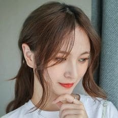 Sister's Hair S Curl Part Hair Piece 3P Set Extensions de cheveux humains brun clair [34689002] - Product Image 1