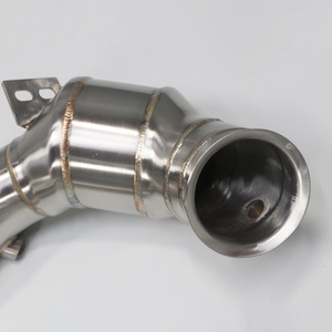 High Performance 3.5"-3" Downpipe for Mercedes-Benz GLC63 AMG 2018-2022 4.0T M177 SS304 Exhaust Pipe With TIG Welding - Product Image 6