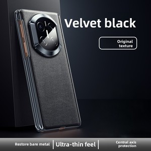 Funda para Teléfono Móvil Mate X7, Nueva X6, de Cuero con Revestimiento de PC, Magnética de Eje Central, Todo en Uno, Galvanizada, con Película Protectora de Cobertura Total - Product Image 6