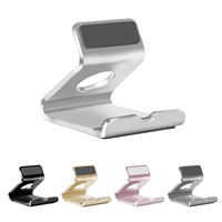Support de téléphone en aluminium de haute qualité Support de téléphone portable de bureau réglable Compatible avec les tablettes