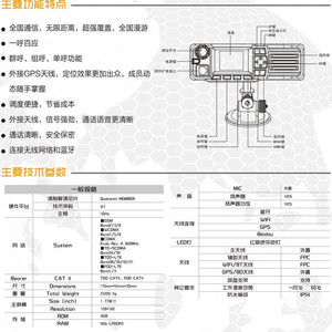 Radio de voiture Yshon Yx D828, portée 50 km, carte SIM 3G 4G, compatibilité réseau complète, radio longue portée pour véhicule - Product Image 4