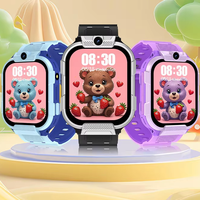 Reloj Inteligente 4G para Niños con Tarjeta SIM, WiFi, Posicionamiento Preciso, Videollamada, Cámara, Pantalla TFT Cuadrada, Correa de Silicona