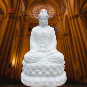 Statue grandeur nature de <span class=keywords><strong>Bouddha</strong></span> en marbre ornée de <span class=keywords><strong>jardin</strong></span> <span class=keywords><strong>extérieur</strong></span> - Product Image 2