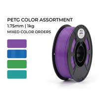 Filamento PETG BIGGOLDEGG de 1.75mm, 1kg, Más de 40 Colores Disponibles para Modelos 3D Creativos, Surtido para Venta al por Menor y Pedidos Mixtos