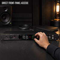 XINMING OT800 Pro Processeur Audio Numérique Professionnel 1U en Métal, Effet Anti-Réverbération, Suppresseur de Retour, Contrôle Stéréo par Bouton Rotatif