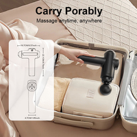 Pistolet de massage intelligent Eveekon à écran tactile, masseur à percussion des tissus profonds, 30 niveaux de vitesse, écran LCD, appareil de récupération musculaire