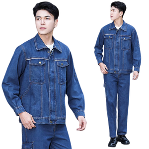 Conjunto de Traje de Trabajo <span class=keywords><strong>para</strong></span> Soldador - Traje de Soldadura Eléctrica Anti-Calor <span class=keywords><strong>para</strong></span> Hombre - <span class=keywords><strong>Ropa</strong></span> de Protección Laboral <span class=keywords><strong>para</strong></span> Trabajadores Eléctricos - Uniforme de Trabajo - Product Image 6