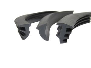 EPDM/PVC TPE TPV Alliage d'aluminium Fenêtre de porte Vitrage <span class=keywords><strong>Caoutchouc</strong></span> Bande de protection Bordure de verre Joint d'étanchéité en forme de coin Joint d'extrusion - Product Image 4
